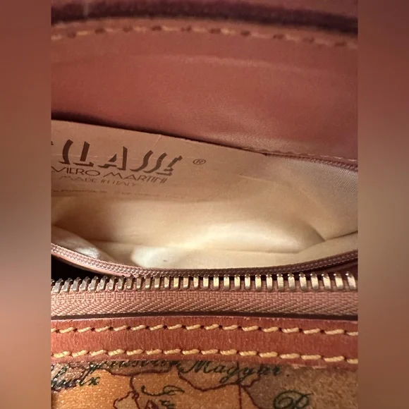 Alviero Martini Leather Travel Satchel - Picture 7 of 7